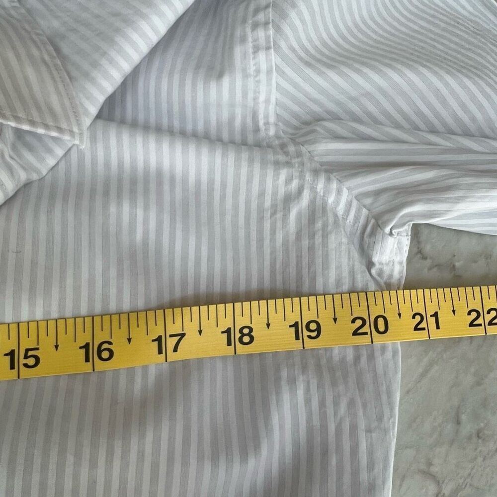 Tiger Of Sweden Adleyx Stripe Slim Fit Button-up Dress Shirt In Grey 41/16 - Picture 8 of 10